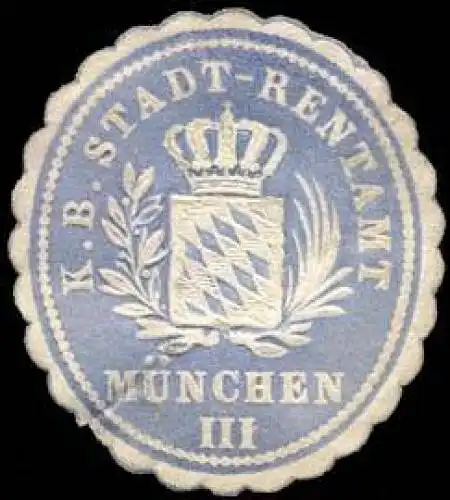 KÃ¶niglich Bayerische Stadt - Rentamt MÃ¼nchen III