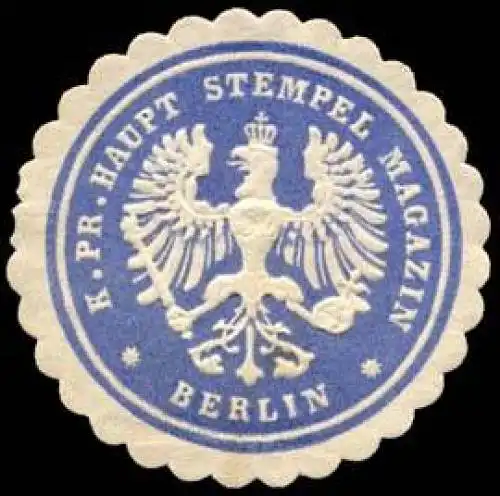 KÃ¶niglich Preussische Haupt Stempel Magazin - Berlin
