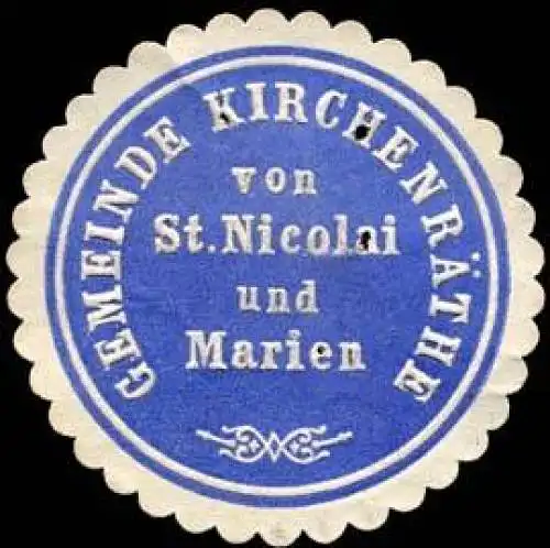 Gemeinde KirchenrÃ¤the von St. Nicolai und Marien