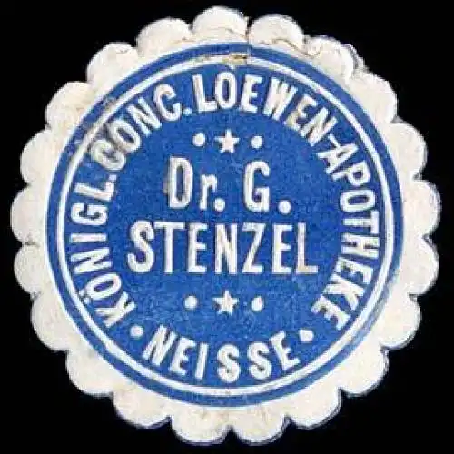 KÃ¶nigliche Conc. Loewen - Apotheke Dr. G. Stenzel - NeiÃe