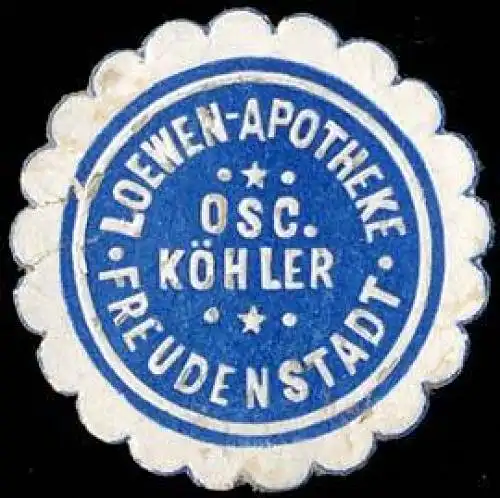 Loewen - Apothek - Oscar KÃ¶hler - Freudenstadt