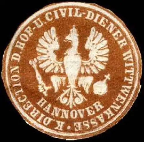 KÃ¶nigliche Direction der Hof - und Civil - Diener Wittwenkasse