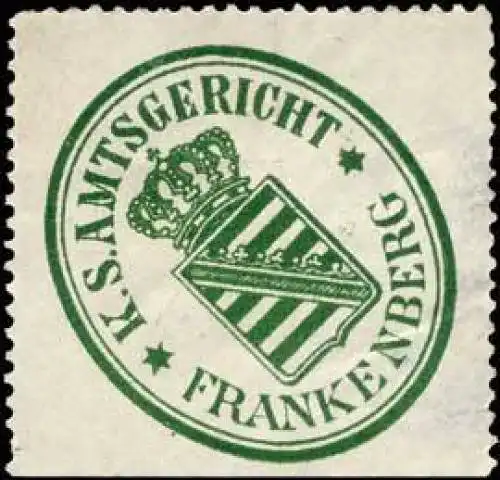 KÃ¶niglich SÃ¤chsisches Amtsgericht - Frankenberg