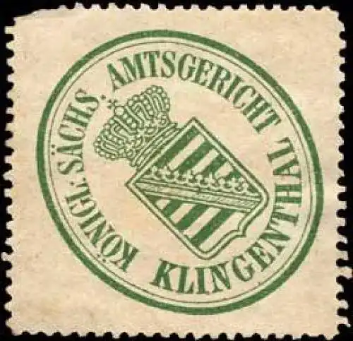 KÃ¶niglich SÃ¤chsisches Amtsgericht Klingenthal