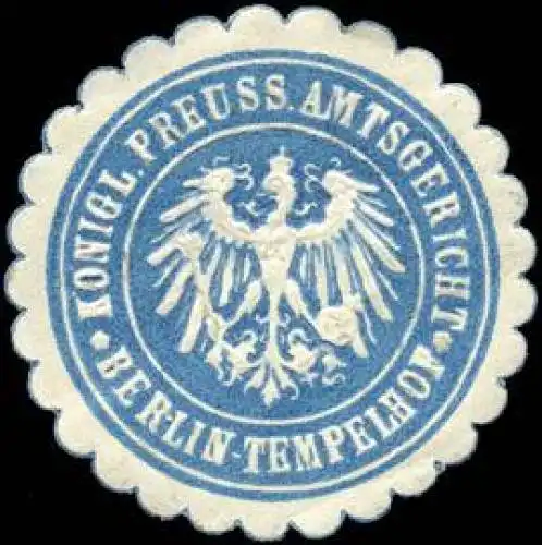 KÃ¶niglich Preussisches Amtsgericht - Berlin - Tempelhof