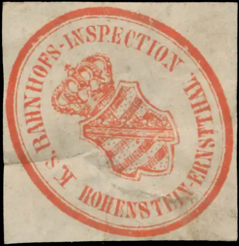 K.S. Bahnhofs-Inspection Hohenstein-Ernstthal