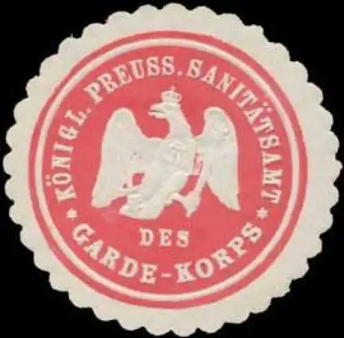 K.Pr. SanitÃ¤tsamt des Garde-Korps