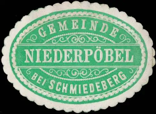 Gemeinde NiederpÃ¶bel bei Schmiedeberg