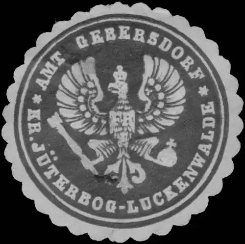 Amt Gebersdorf Kreis Jüterbog-Luckenwalde
