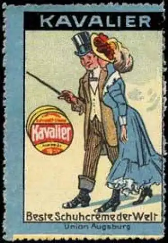 Kavalier Schuhcreme beim Spaziergang