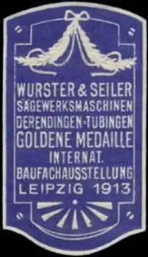 SÃ¤gewerksmaschinen - Goldene Medaille Baufach Ausstellung