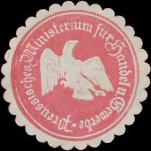 Pr. Ministerium fÃ¼r Handel und Gewerbe