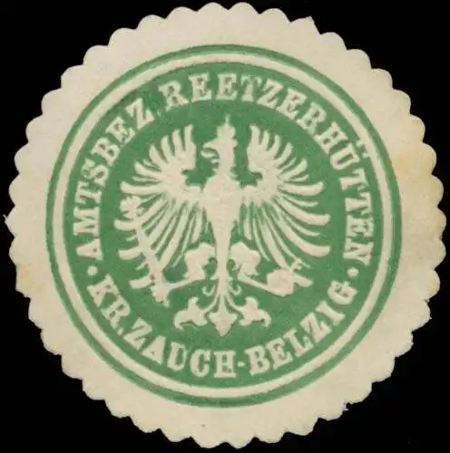 Amtsbezirk ReetzerhÃ¼tten Kreis Zauch-Belzig