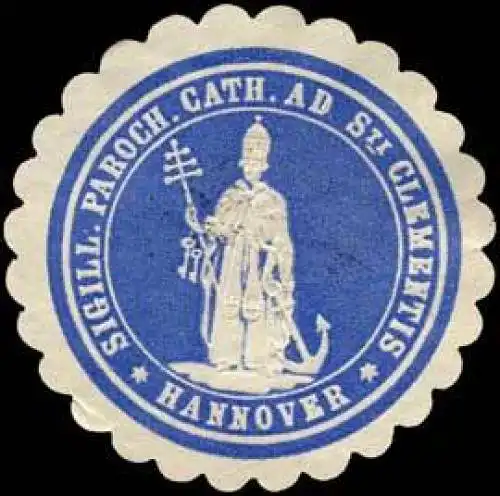 Katholische Kirche - Sigillum Paroch. Cath. Ad Sti. Clementis - Hannover