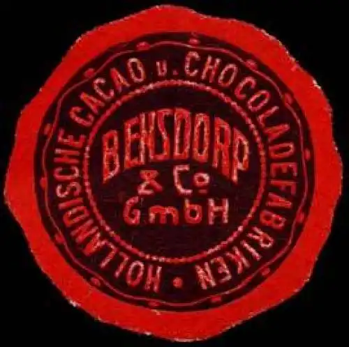 HollÃ¤ndische Cacao und Chocoladenfabriken Bensdorp & Co. GmbH