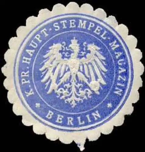 KÃ¶niglich Preussisches Haupt - Stempel - Magazin - Berlin