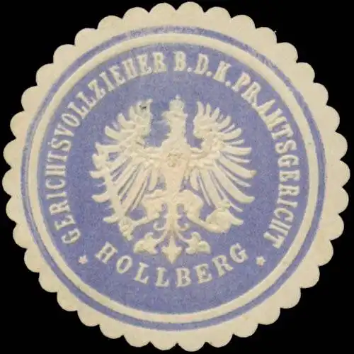 Gerichtsvollzieher b.d. K.Pr. Amtsgericht Hollberg