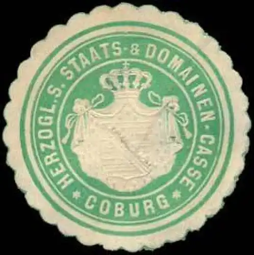 H. S. Staats - & Domainen - Casse - Coburg