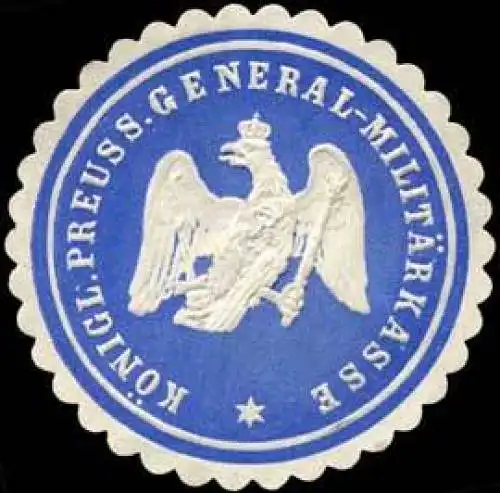 KÃ¶niglich Preussische General - MilitÃ¤rkasse