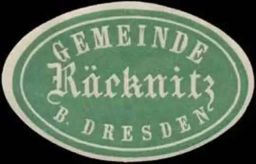 Gemeinde RÃ¤cknitz bei Dresden