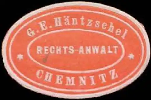 Rechts-Anwalt G.E. HÃ¤ntzschel