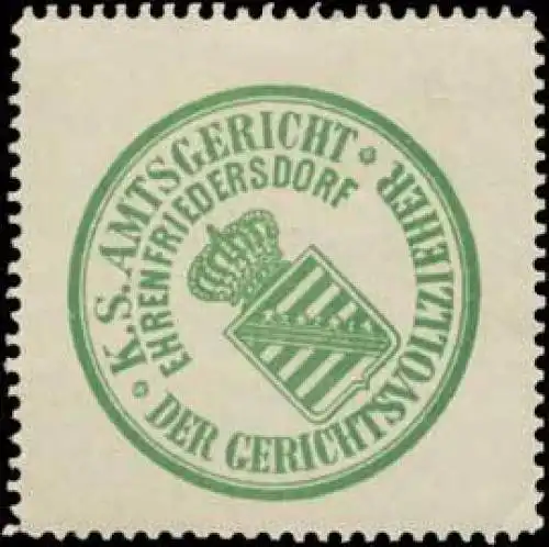 K.S. Amtsgericht Ehrenfriedersdorf-Der Gerichtsvollzieher