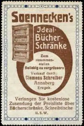 Soenneckens Ideal - BÃ¼cherschrÃ¤nke