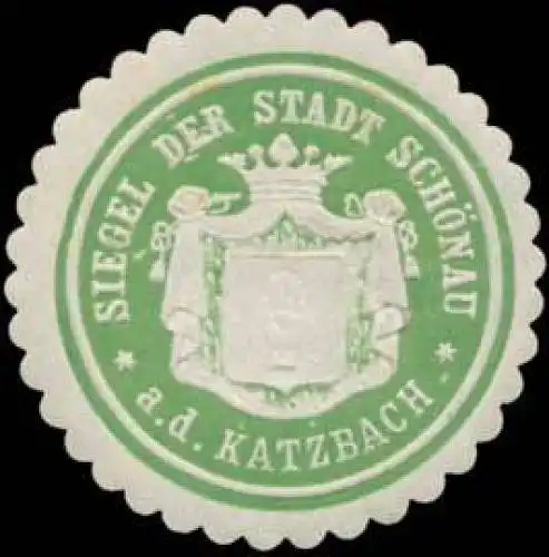 Siegel der Stadt SchÃ¶nau an der Katzbach