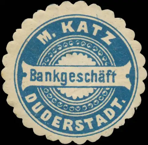 M. Katz BankgeschÃ¤ft