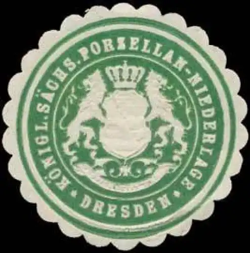 KÃ¶nigl. SÃ¤chs. Porzellan-Niederlage