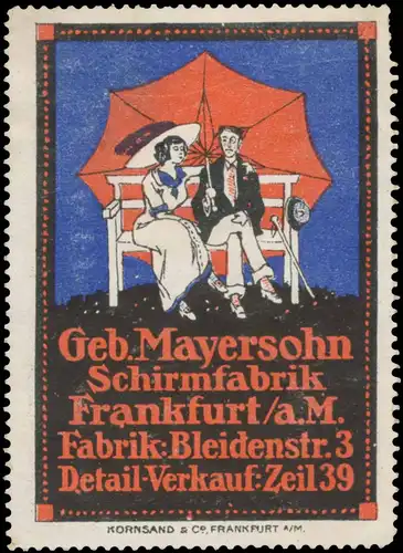 Schirmfabrik Geb. Mayersohn