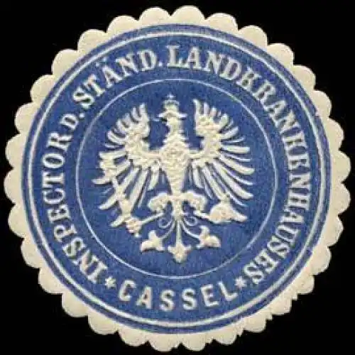 Inspector des StÃ¤nd. Landkrankenhauses - Cassel