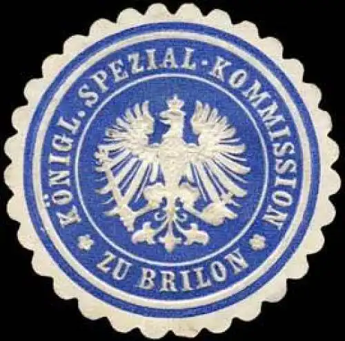 KÃ¶nigliche Spezial - Kommission zu Brilon