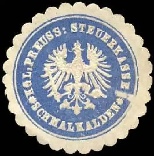KÃ¶niglich Preussische Steuerkasse - Schmalkalden