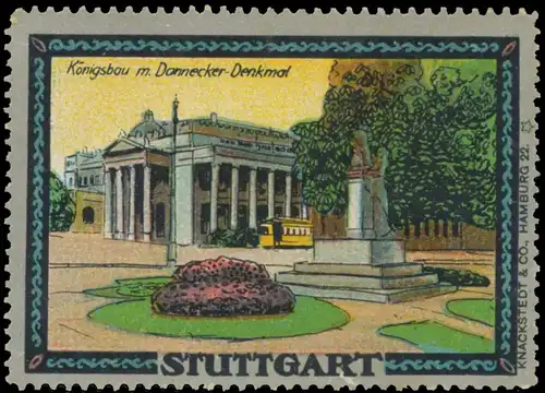 KÃ¶nigsbau mit Dannecker-Denkmal