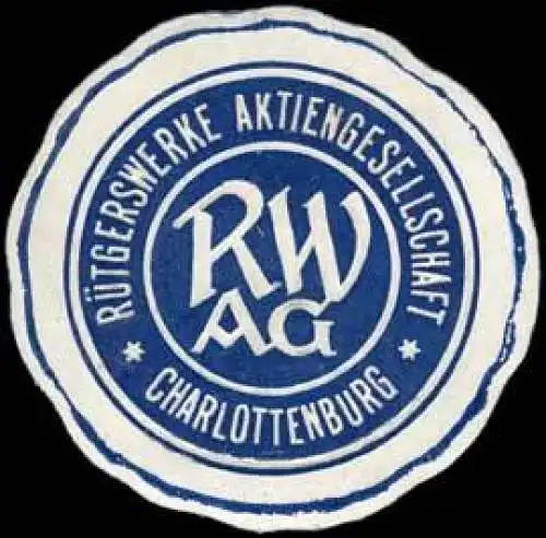 RÃ¼tgerswerke AG - Charlottenburg