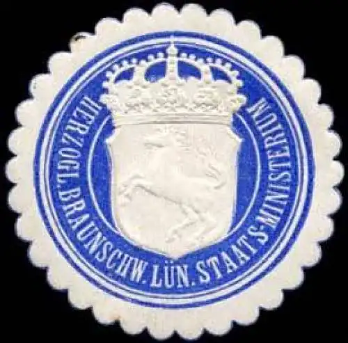 Herzoglich Braunschweig LÃ¼neburger Staats - Ministerium