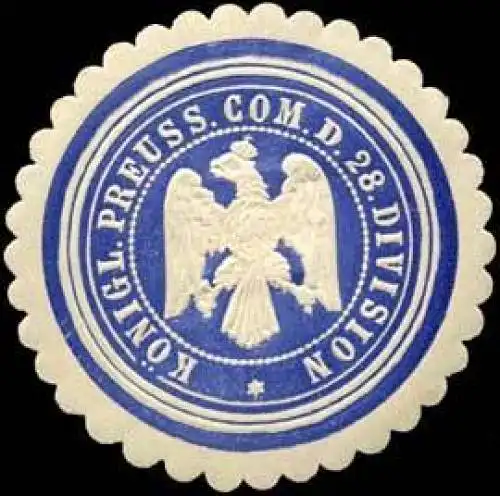KÃ¶niglich Preussisches Commando der 28. Division