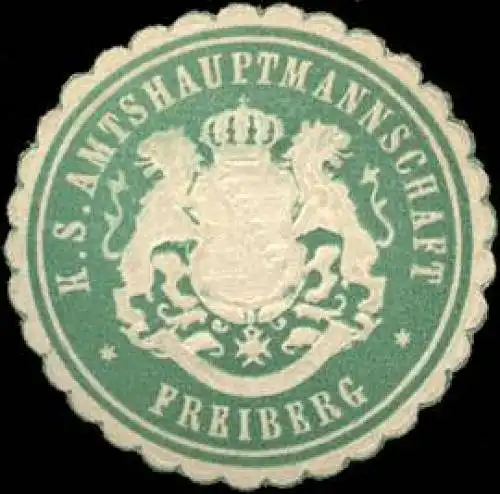 KÃ¶niglich sÃ¤chsische Amtshauptmannschaft Freiberg