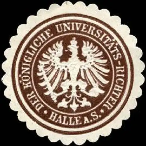 Der KÃ¶nigliche UniversitÃ¤ts - Richter - Halle