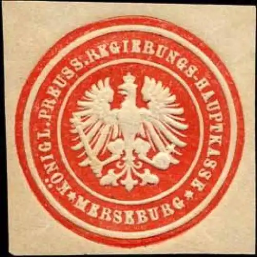 Königlich Preussiche Regierungs - Hauptkasse - Merseburg