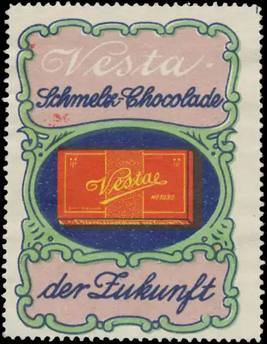 Vesta Schmelz-Schokolade der Zukunft