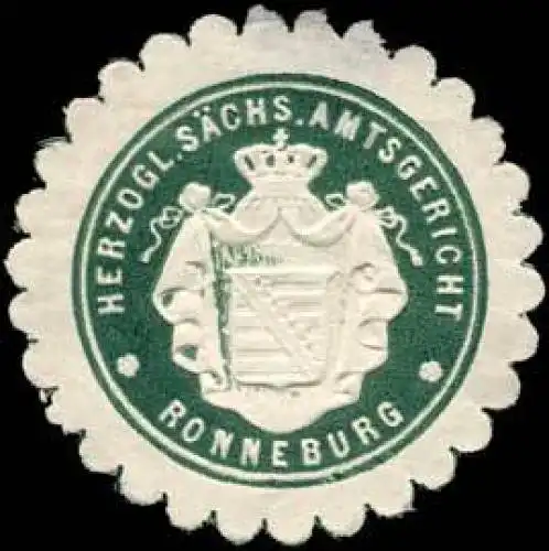 Herzoglich SÃ¤chsisches Amtsgericht - Ronneburg
