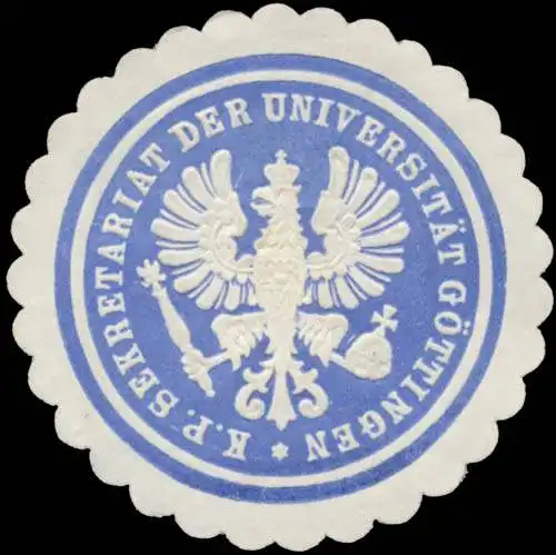 K.Pr. Sekretariat der UniversitÃ¤t GÃ¶ttingen