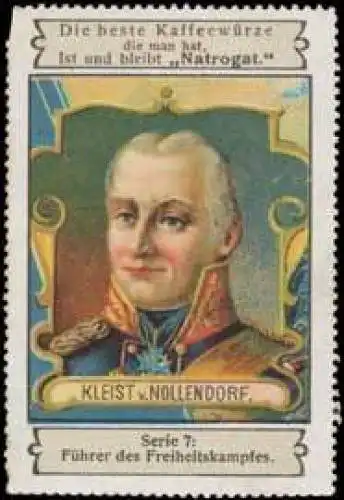 Kleist von Nollendorf - FÃ¼hrer des Freiheitskampfes