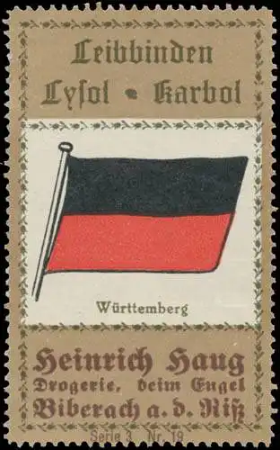 WÃ¼rttemberg Flagge