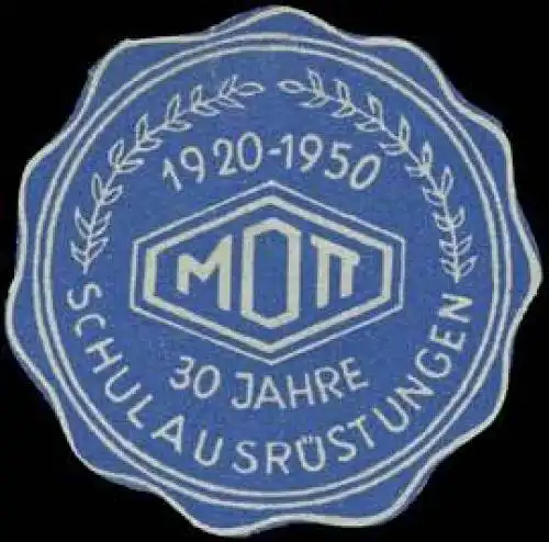 30 Jahre Mott SchulausrÃ¼stungen