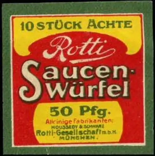 Rotti Saucen - WÃ¼rfel
