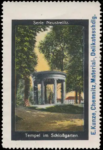 Tempel mit SchloÃgarten in Neustrelitz
