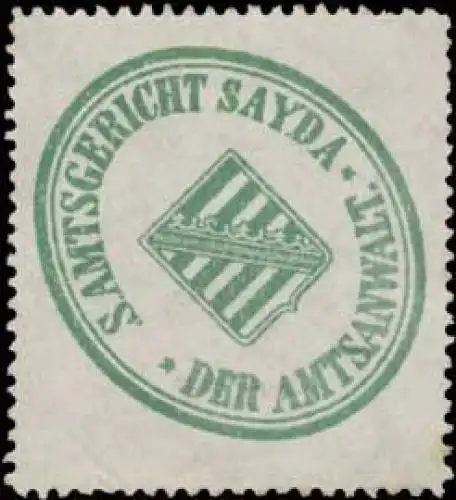 S. Amtsgericht Sayda-Der Amtsanwalt